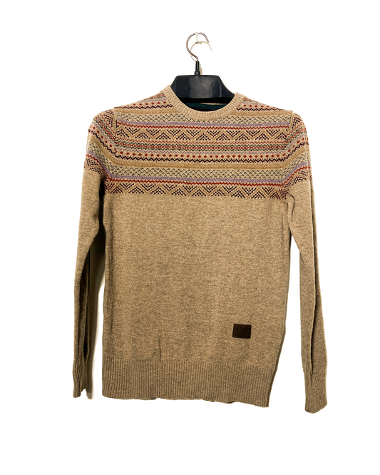 Anncliff Textured Sweater – SMALL